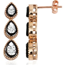 Lilarote Damla Tria Üçlü Elmas Küpe