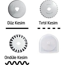 Halsa Kw Trio Yuvarlak Kesim Yedek Bıçağı 3 Adet 813804A