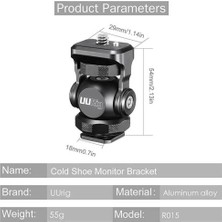 Uurig R015 Kamera Monitör Bağlantı Aparatı