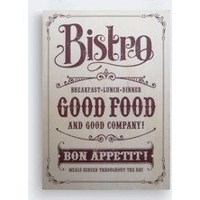 Luvi Bistro Ahşap Baskı Tablo
