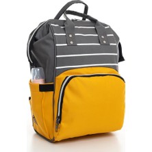 Euro Concepts Anne Bebek Bakım Çantası Çizgili Sarı