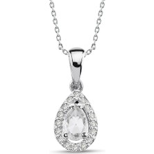 Lilarote 0.18 Ct Damla Pırlantalı Kolye