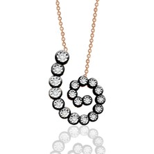 Lilarote Aşkın Dalgası Elmas Kolye