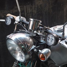 Knmaster Badger 12W Ayna Bağlantılı Motosiklet Sis Farı Takımı