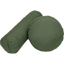 Zunkla Meditasyon Sandalyesi + Meditasyon Minderi + Yoga Bolster Minderi 3'lü Set Duck Kumaş