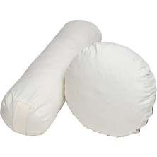 Zunkla Meditasyon Minderi + Bolster Minderi 2'li Set Duck Kumaş