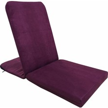 Zunkla Meditasyon Sandalyesi + Meditasyon Minderi + Yoga Bolster Minderi 3'lü Set Tay Tüyü Pamuklu Kumaş