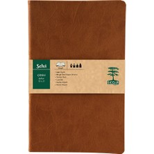 Sedir Defter Selvi Serisi Çizgili Defter 13 x 21 cm Taba