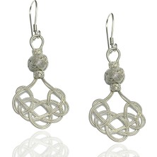 Midyat Nurtaş Gümüş 1000 Ayar Kazaziye Kadın Gümüş Küpe