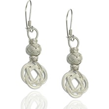 Midyat Nurtaş Gümüş 1000 Ayar Kazaziye Kadın Gümüş Küpe