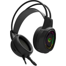 Hytech HY-G3 Eagle 7.1 USB Surround RGB Ledli Mikrofonlu Kulaklık Siyah