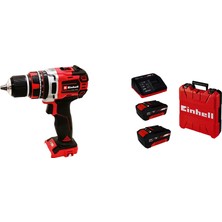 Einhell Te-Cd 18/50 Li-I Bl  Kömürsüz Darbeli Matkap - 18V 3 Ah Çift Akülü Set