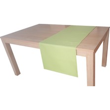 Ekselans Home Bordo Duck Kumaş Leke Tutmaz Runner 35 x 150 cm