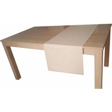 Ekselans Home Bordo Duck Kumaş Leke Tutmaz Runner 35 x 150 cm