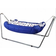 Trend Bebe Mavi Portatif Bebek Salıncak Hamak - Beşik