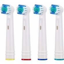 Kyver Precision Clean 4’lü Oral-B Uyumlu Diş Fırçası Yedek Başlığı