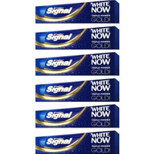 Signal White Now Gold Diş Macunu 75 ml x 6 Adet