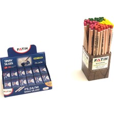 Fatih Fs/24 24'lü Sınav Silgisi + Fatih Natural Mercanlı Kurşun Kalem 72'li