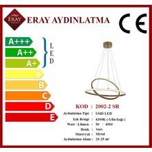 Eray Aydınlatma 2002-2 Gd LED Gold Avize