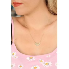 E-Bijuteri Zirkon Taşlı Kadın Kolye