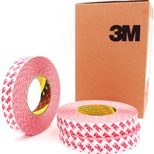 3M 9088 Çift Taraflı Bant - Şeffaf 25MM x 50 m