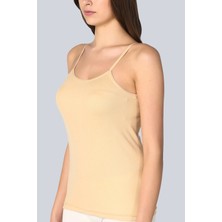 Tutku Kadın 6'lı Paket Pamuklu Ribana Ip Askılı Atlet