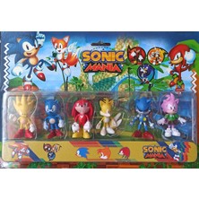 Kids Sonic Figürleri Sonic Mania Set 6'lı