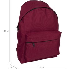 Bagacar 126 Günlük Okul Sırt Çantası Bordo