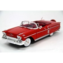 Motormax Diecast 1958 Chevy Impala 1:24 Model Araç - Kırmızı