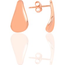 Söğütlü Si̇lver Gümüş Sade Taşsız Küpe