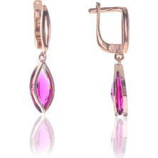 Söğütlü Si̇lver Geometrik Mekik Küpe