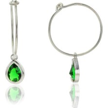 Söğütlü Si̇lver Damla Modeli Küpe