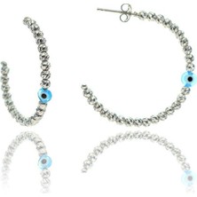 Söğütlü Si̇lver Büyük Boy Halka Dorica Küpe