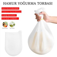 Buffer Orta Hamur Torbası Silikon Şeffaf Hamur Yoğurma Torbası