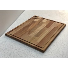 Teknik Ahşap Kayın Kesme Tahtası Dev Boy 40 x 50 cm