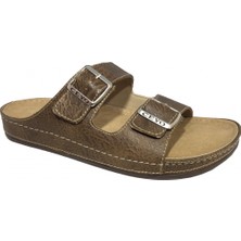 Ceyo 9964-6 Comfort Rahat Taban Ayarlanabilir Tokalı Erkek Günlük Terlik