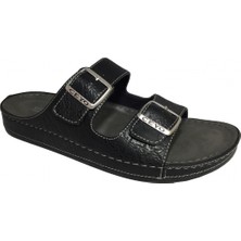 Ceyo 9964-6 Comfort Rahat Taban Ayarlanabilir Tokalı Erkek Günlük Terlik