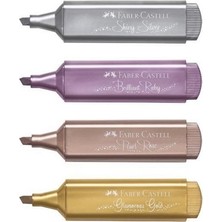 Faber-Castell Metalik Fosforlu Kalem 4'lü