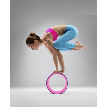 Gymo Pro Series Yoga Tekerleği Egzersiz Çemberi 33cm Pembe x Mor