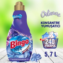 Bingo Soft Konsantre Çamaşır Yumuşatıcısı Ortanca 1440 ml Ekonomi Paketi 4'lü