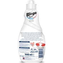 Bingo Soft Konsantre Çamaşır Yumuşatıcısı Şakayık Baharı 1440 ml Ekonomi Paketi 6'lı