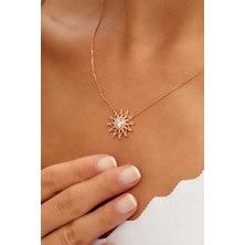 Belinda Zirkon Taşlı Yıldız Gümüş Kolye