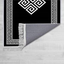 Homefesto Dekoratif Özel Tasarım Şönil Dokuma Taban Yumuşak Dokulu Halı Renkli 140 x 220 cm