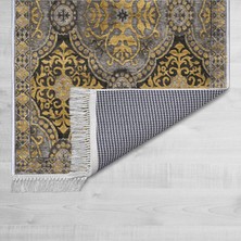 Homefesto Dekoratif Özel Tasarım Şönil Dokuma Taban Yumuşak Dokulu Halı Renkli 140 x 220 cm