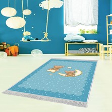 Homefesto Dekoratif Özel Tasarım Şönil Dokuma Taban Yumuşak Dokulu Halı Renkli 140 x 220 cm