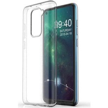 Tekno Grup Xiaomi Redmi Note 9 Kılıf Lüx Silikon Kılıf Şeffaf + Cam Ekran Koruyucu