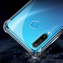 Tekno Grup Huawei P40 Lite Kılıf Ultra Korumalı Şeffaf Anti Shock Kılıf + Tam Kaplayan 6D Nano Ekran Koruyucu