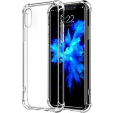 Tekno Grup Apple iPhone X/XS Kılıf Ultra Korumalı Şeffaf Anti Shock Kılıf + Cam Ekran Koruyucu