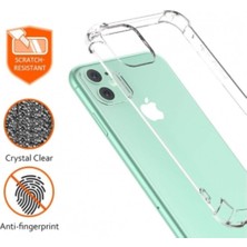 Tekno Grup Apple iPhone 11 (6.1'') Kılıf Ultra Korumalı Şeffaf Anti Shock Kılıf + Tam Kaplayan 6D Nano Ekran Koruyucu