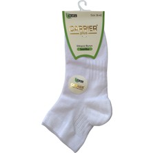 Carrier Plus Bambu Patik Çorap 12 Çift Beyaz Renk